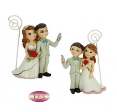 MEMOCLIP SPOSI SELFIE 2 ASSORTITI RESINA 7,5X10