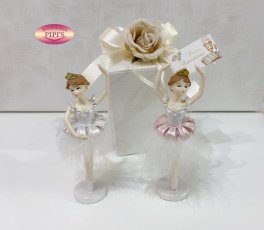 BALLERINA DANCE CON PIUMA H12CM ASS. 2 COLORI