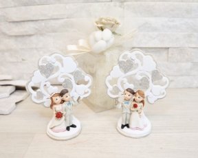 ALBERO CON SPOSI SELFI ASSORTITO 12X5,5CM CON BOX