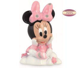 MINNIE ROSA SU NUVOLA 5CM RESINA 