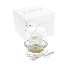 LAMPADA LED CIGNO SWAROSKI 