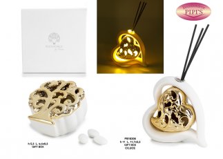 DIFFONDI PR/CUORE ORO 11 CM. PORC-LUCE G.BOX