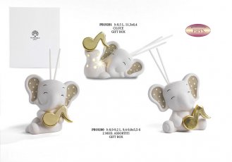 DIFFONDIPR. ELEFANTE/NOTA ORO . 2 ASS. PORCEL. G.BOX - 